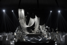 纯白极简韩式婚礼婚礼图片