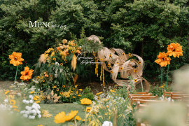 向日葵婚礼图片