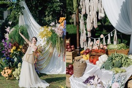 婚礼市集·瓜果蔬菜的热闹婚礼图片