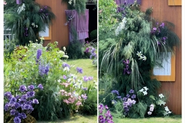 紫色浪漫婚礼图片