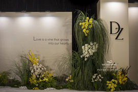 极简答谢宴婚礼图片