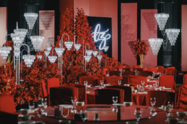 红黑韩式婚礼婚礼图片