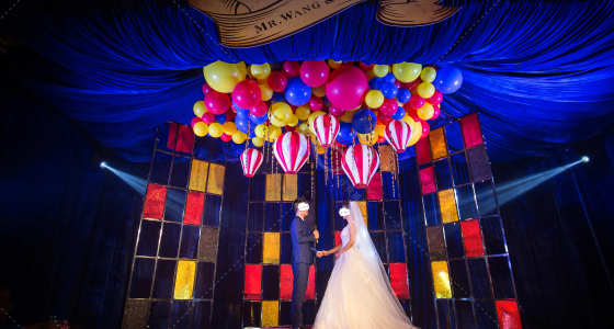 气球飞行主题婚礼-婚礼策划图片