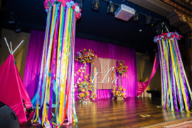 许你最美的五彩时光婚礼图片