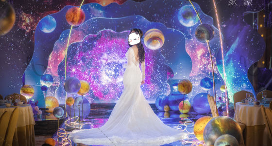 童话画风之宇宙主题-婚礼策划图片