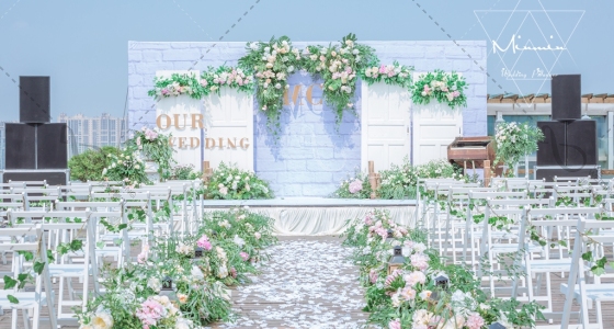 盛夏里的一抹绿-婚礼策划图片