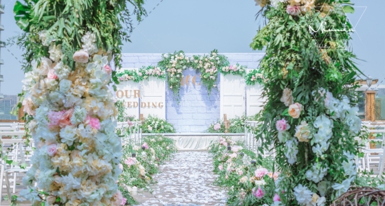 盛夏里的一抹绿-婚礼策划图片