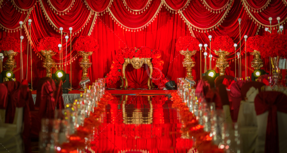 爱情的颜色－红色系主题婚礼-婚礼策划图片