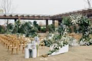 暮光之城森系白绿婚礼-婚礼策划图片