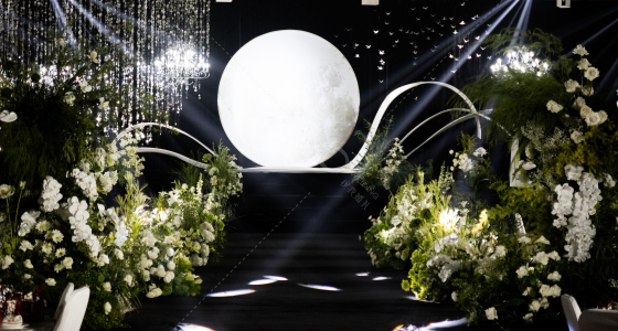 把月亮搬进婚礼是种什么体验-婚礼策划图片
