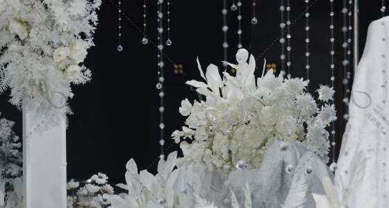 星空下的雪山-婚礼策划图片
