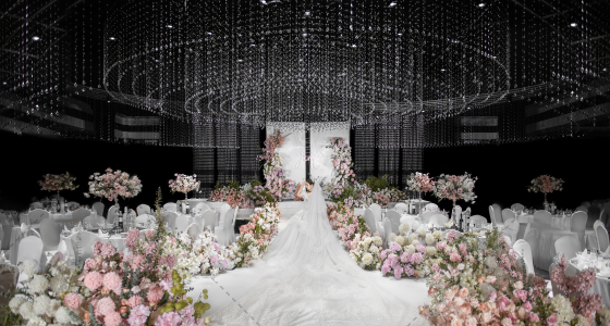《浪漫粉色水晶婚礼》-婚礼策划图片
