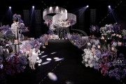 紫色韩式婚礼-婚礼策划图片