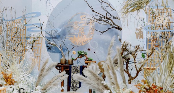 /不染/#雪景国风#视频为无光手机拍摄-婚礼策划图片