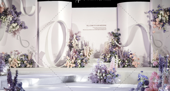 紫色秀场风-婚礼策划图片