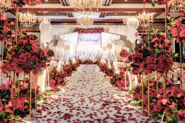 刘家花园红色婚礼婚礼图片