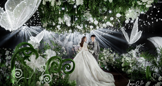 气质森系婚礼丨迷雾森林-婚礼策划图片