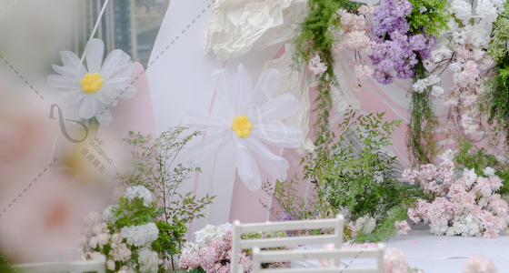 唯美粉色 / 浪漫一夏-婚礼策划图片