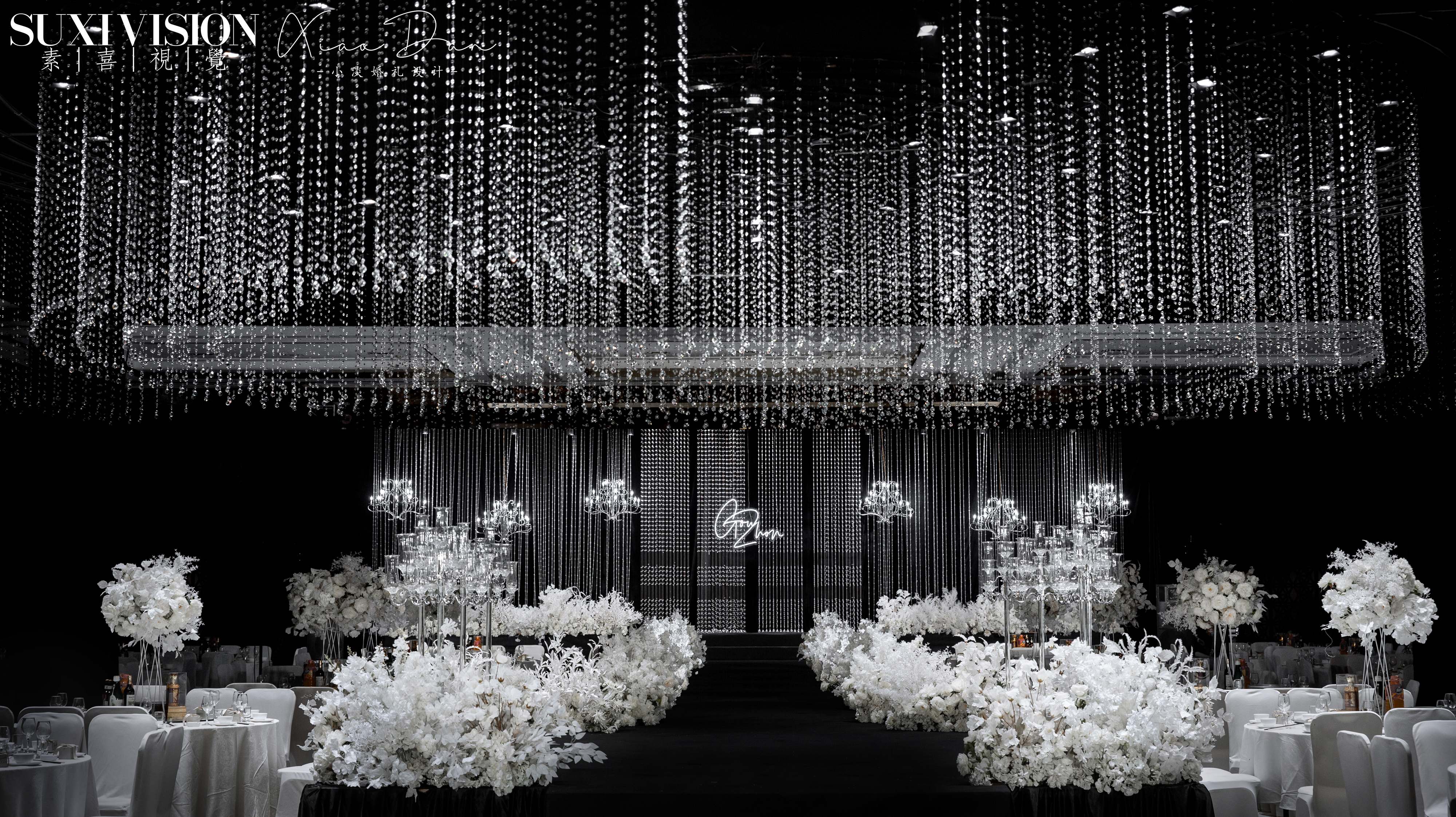 《未来》黑色主题室内主题现场布置图片_效果图_策划价格-找我婚礼