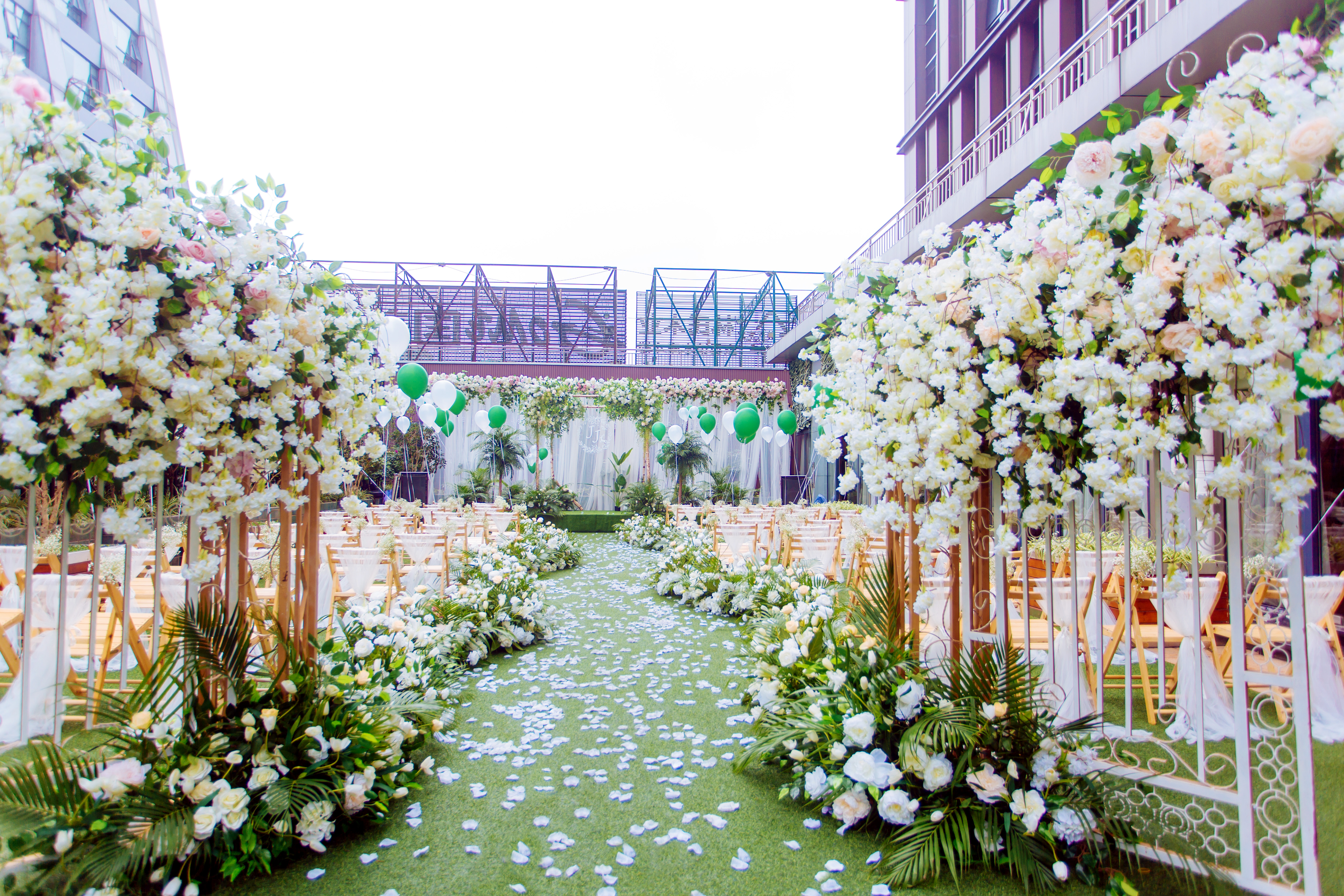 户外香槟色婚礼 #森系#小清新#户外