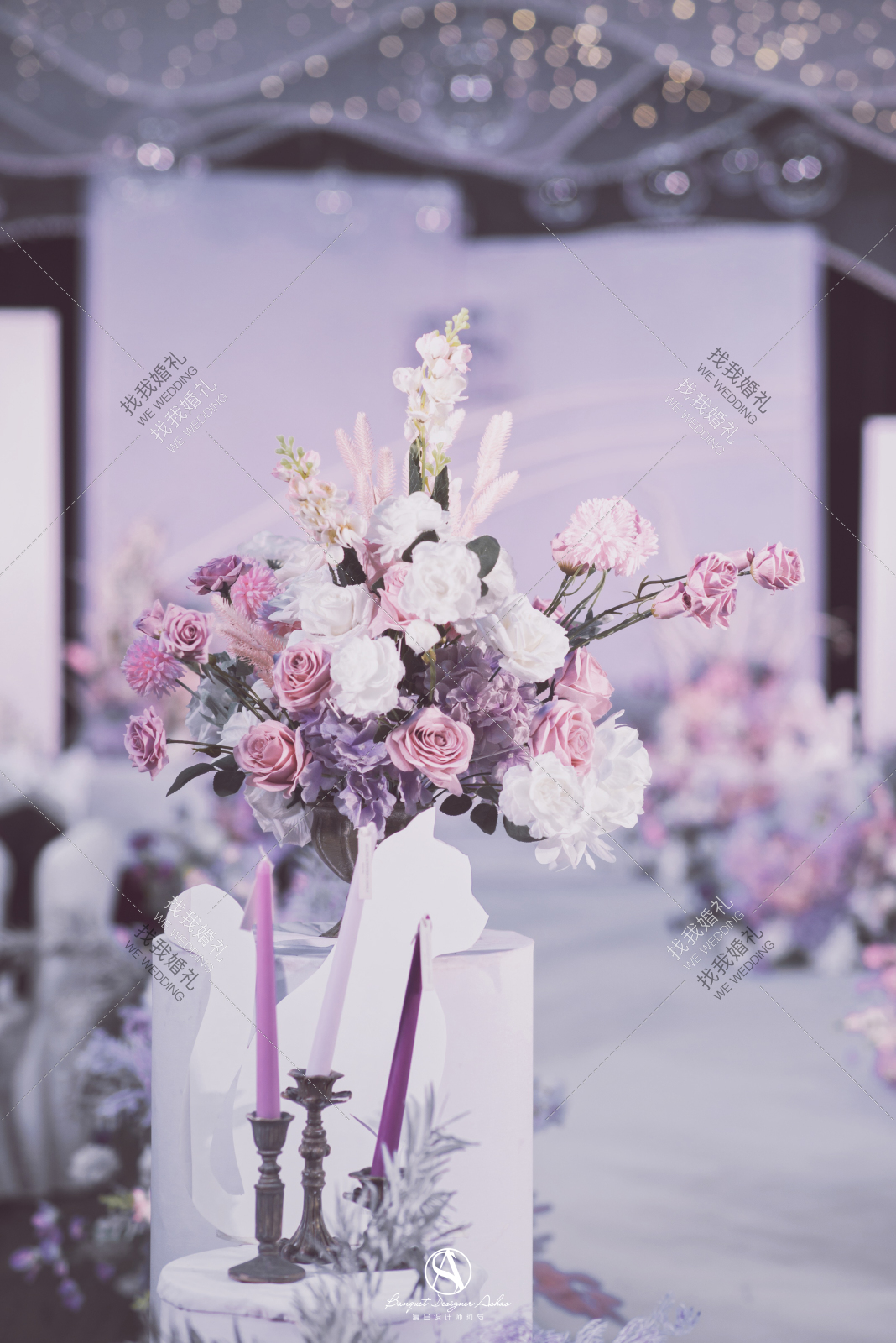 淡紫色婚礼效果图设计图__PSD分层素材_PSD分层素材_设计图库_昵图网nipic.com