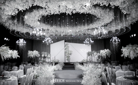 第一江南酒店-纯白水晶婚礼图片