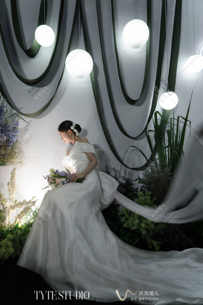 《如初》-绿室内韩式婚礼照片
