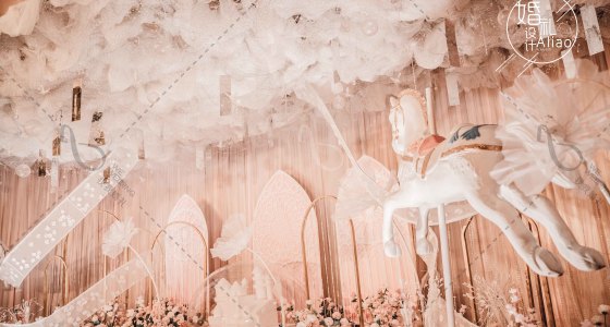 许你一个粉色童话的梦-婚礼策划图片