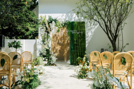 庭院小众婚礼|婚礼图片