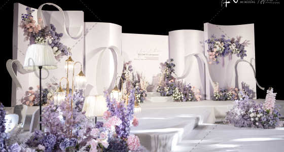 紫色秀场风-婚礼策划图片
