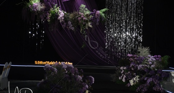 紫色小众婚礼-婚礼策划图片