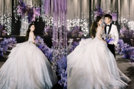 爱是闪耀的每一次波澜起伏婚礼图片