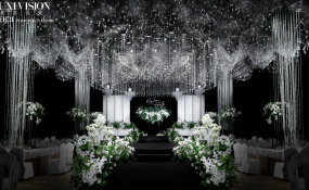 恒大酒店(金堂店)-白绿水晶婚礼图片