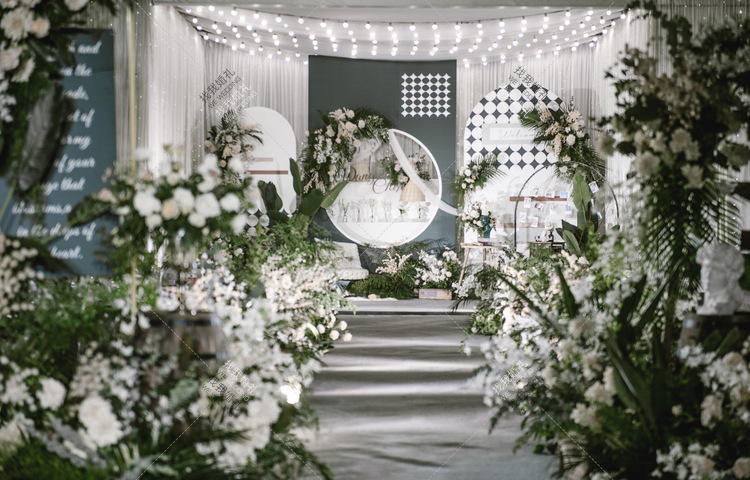 微风轻起 治愈的初夏白色主题室内小清新现场布置图片 效果图 策划价格 找我婚礼 微风轻起 治愈的初夏白色主题室内小清新现场布置图片 效果图 策划价格 找我婚礼