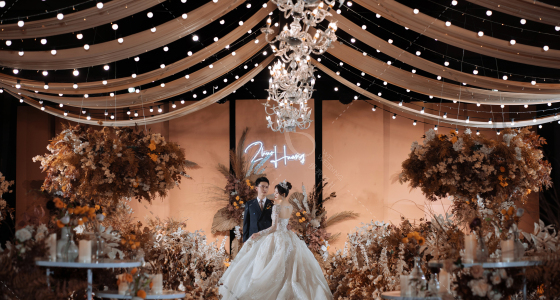 韩式｜焦糖复古色婚礼-婚礼策划图片