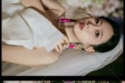 白纱与火龙果色-婚礼化妆图片