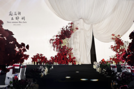 白红色婚礼婚礼图片