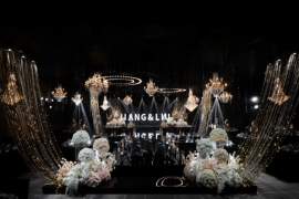 黑金梦境 璀璨永恒婚礼图片