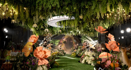 绿色森系｜秘境森林-婚礼策划图片