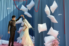 手机实拍｜柔软堡垒婚礼图片