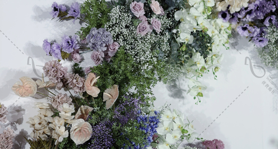 简约大气-紫蓝色婚礼-婚礼策划图片