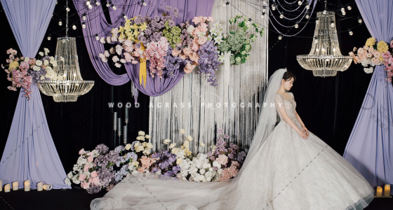 粉紫色设计婚礼-婚礼策划图片