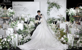 世茂成都茂御酒店-白绿韩式婚礼图片