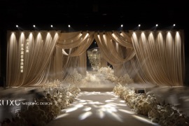 二十三米宽幅布幔婚礼图片