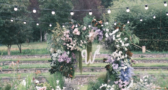 自然系粉法式花园-婚礼策划图片