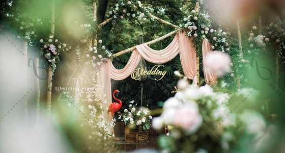 小花园户外婚礼-婚礼策划图片