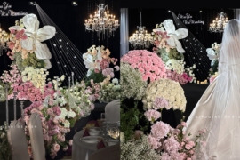 小宴会厅里的韩式婚礼婚礼图片