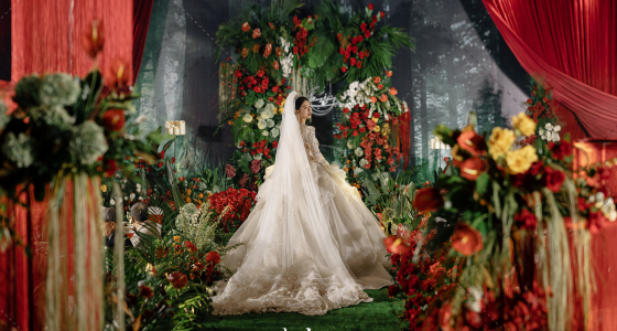 森林里的玫瑰｜森系婚礼-婚礼策划图片
