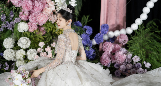 小众粉紫韩式婚礼-婚礼策划图片