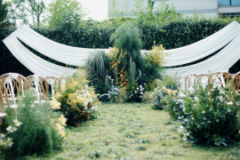 植物系户外婚礼婚礼图片